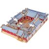 3D Wooden Puzzle for Adult Chinese Courtyard DIY Assembly City Scape Model Home Decor Gift