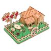 3D Wooden Puzzle for Kids DIY Assembly Jigsaw Model Kit Home Decor Gift - Autumn Hut