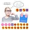 Kid Felt Finger Numbers Math Toys; Children Counting Early Learning Educational Board; For Toddler Teaching Aid