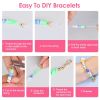 5327Pcs Clay Beads Bracelet Making Kit Jewelry Making Craft Kits with 24 Colors Flat Beads Letter Beads Birthday Gifts for Age 5-12 Girls