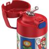 Thermos Funtainer - 12 Ounce Bottle - Super Mario Bros