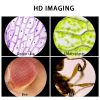 Handheld Microscope Set With LED Light 60X-120X Home School Kids Biological Science Educational Toys STEM Gifts